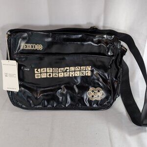 Olympic Museum Collection Mexico 68 1968 Faux Leather Bag Satchel Black NEW NWT